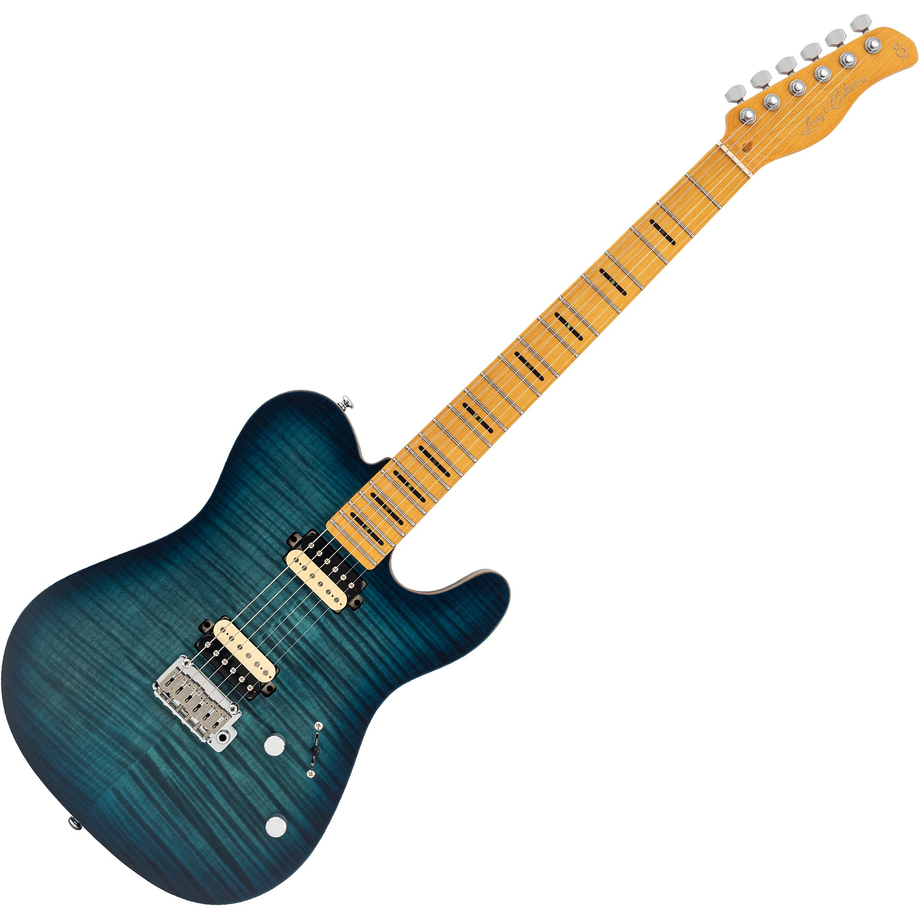 Sire 6 String RH Larry Carlton Signature Electric Guitar – Transparent Blue