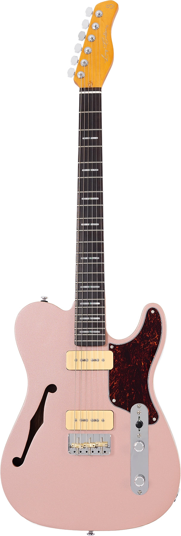 Sire 6 String RH Larry Carlton Signature Semi-Hollowbody Guitar - Rosegold