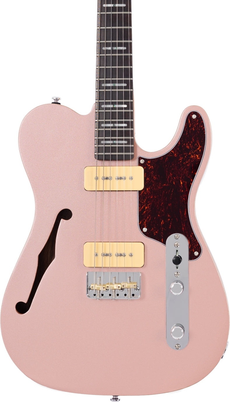 Sire 6 String RH Larry Carlton Signature Semi-Hollowbody Guitar - Rosegold