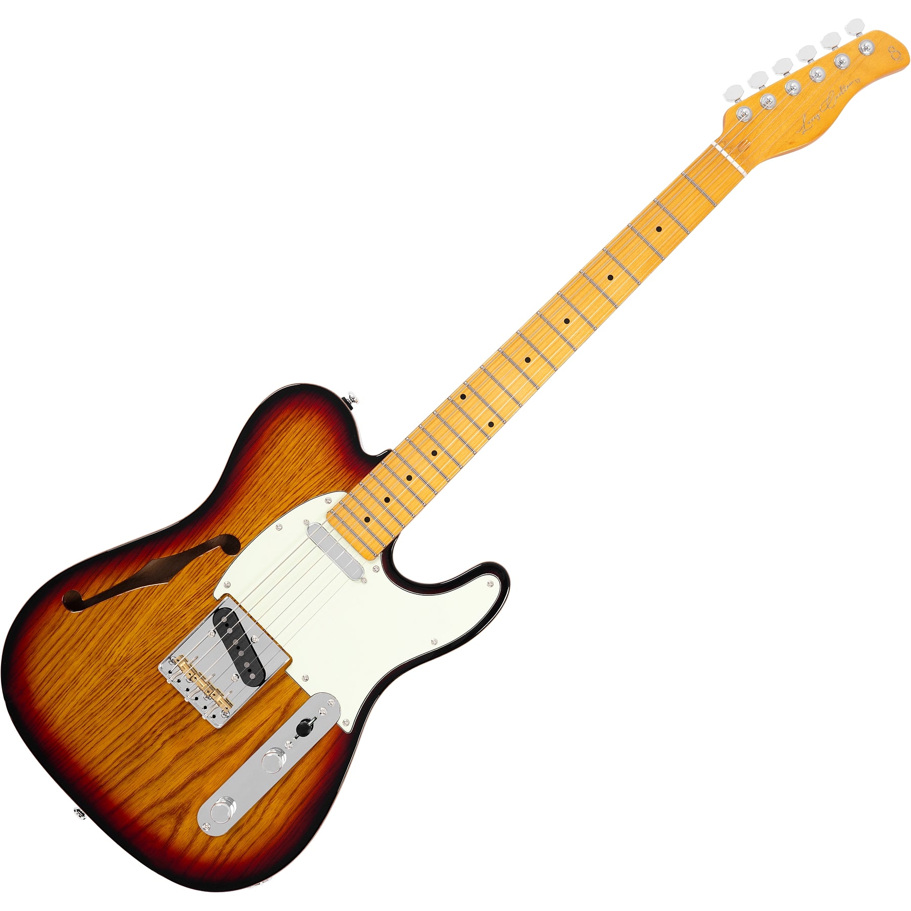Sire 6 String RH Larry Carlton Signature Semi-Hollowbody Guitar - 3 Tone Sunburst