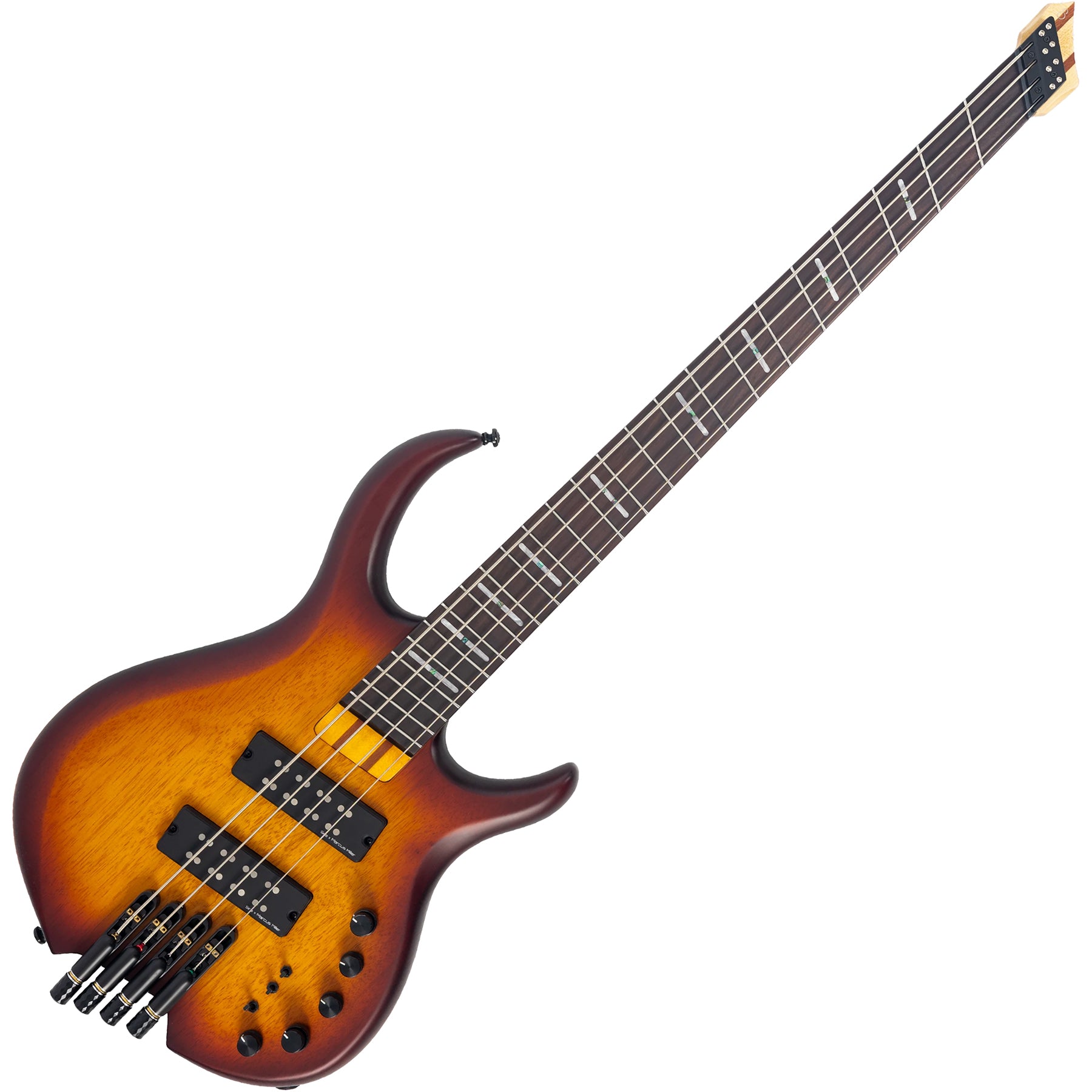 Sire Marcus Miller Signature Headless 4 String RH Electric Bass - Tobacco Sunburst Satin