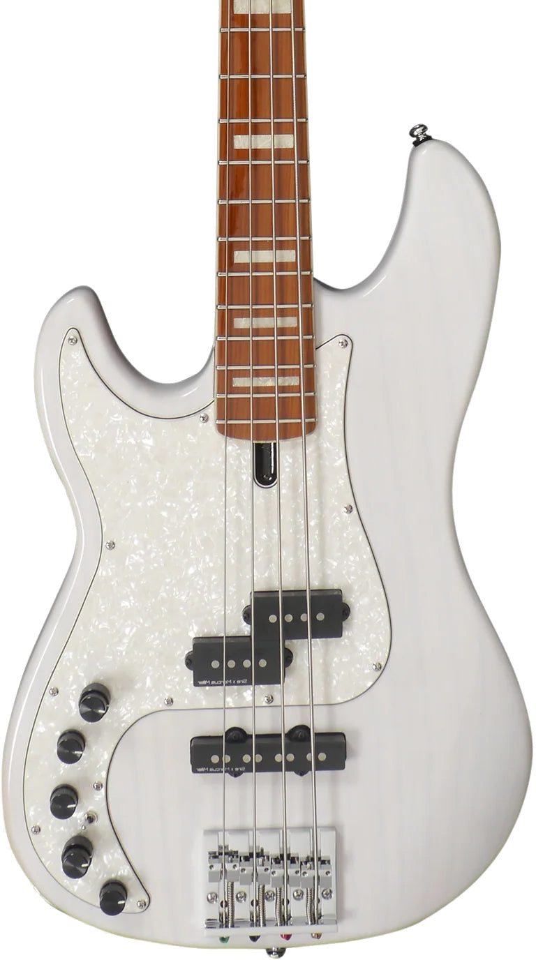 Sire Marcus Miller P8 4 String LH Electric Bass with Gigbag - White Blonde
