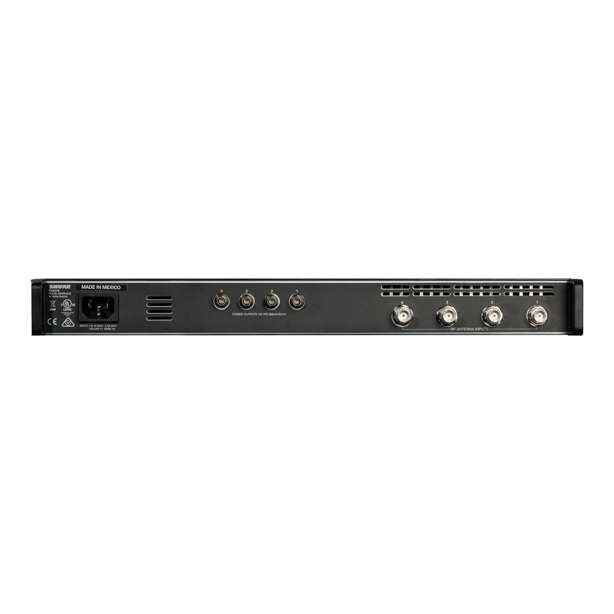 Shure PA421B - PSM Active Antenna Combiner for use with up to 4 Systems - product view 2