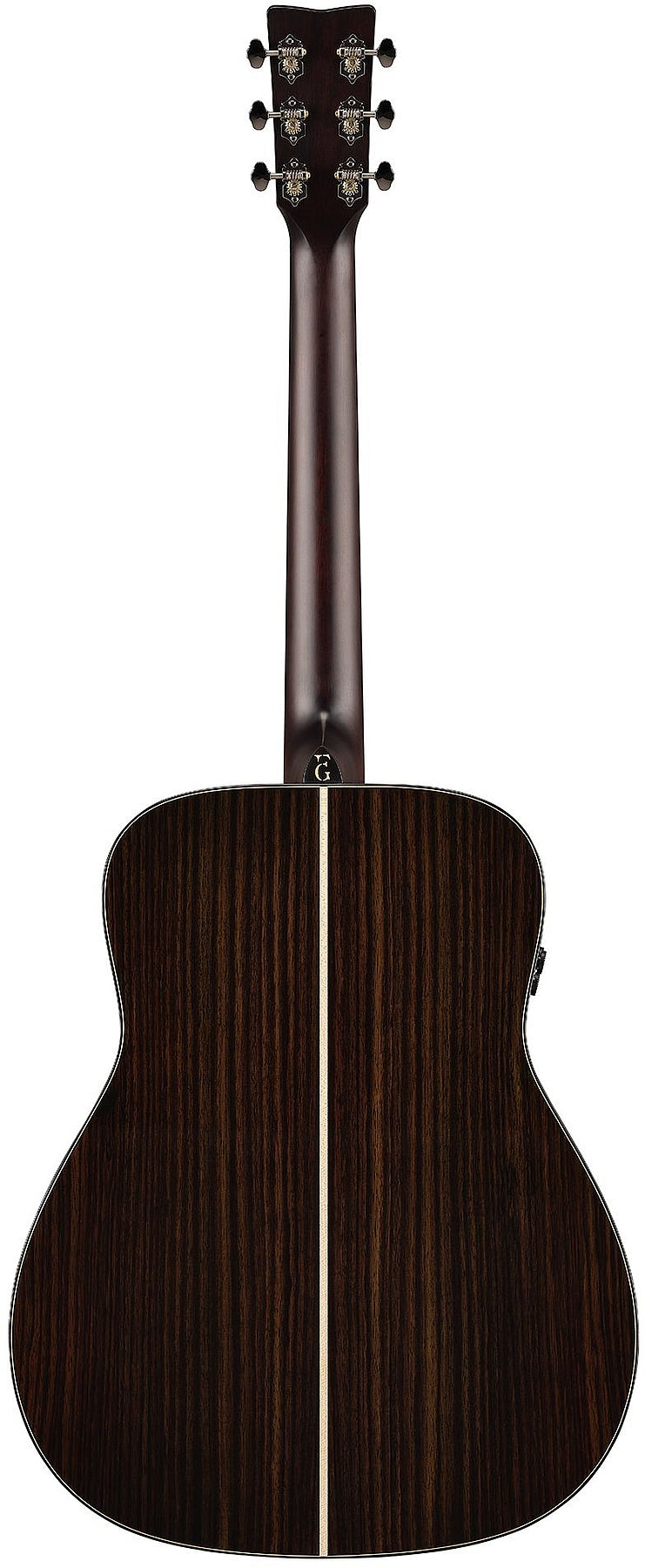 Yamaha FG9 RX 6 String RH Dreadnought Style Indian Rosewood Back/Sides Acoustic Electric Guitar with Case - Natural