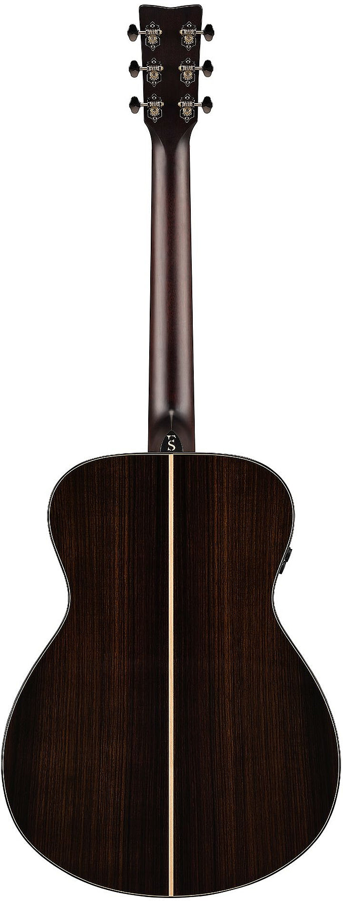 Yamaha FS9 RX 6 String RH Concert Style Indian Rosewood Back/Sides Acoustic Electric Guitar with Case - Natural