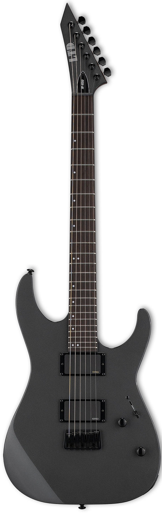 ESP Guitars LM400HTCHM LTD M-400HT 6 String RH Electric Guitar - Charcoal Metallic