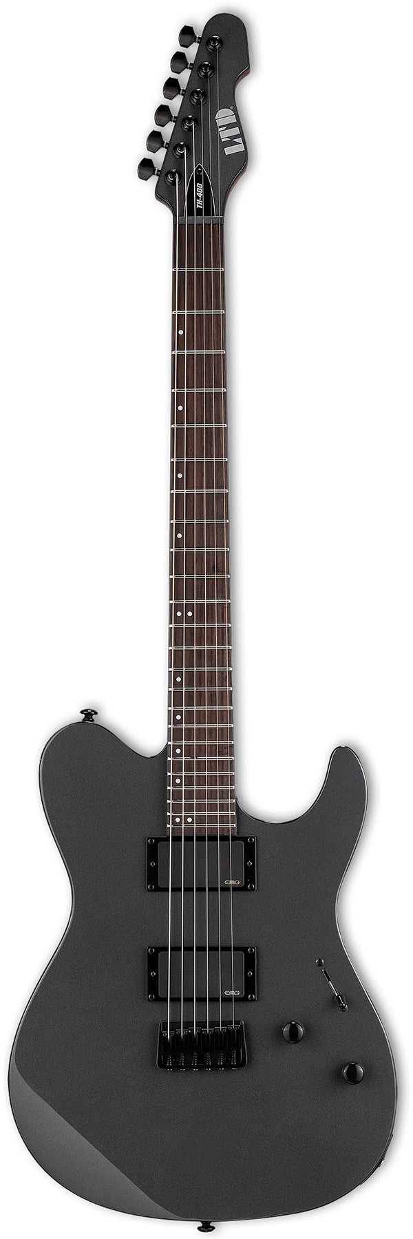 ESP Guitars LTH400CHM LTD TH-400 6 String RH Electric Guitar - Charcoal Metallic
