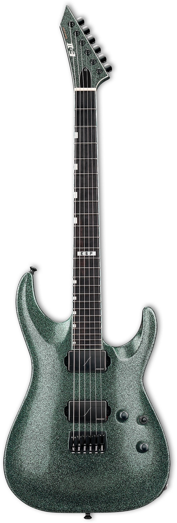 ESP Guitars EIIHORNTHSGNSP E-II Horizon HT-II 6 String RH Electric Guitar with Case - Granite Sparkle