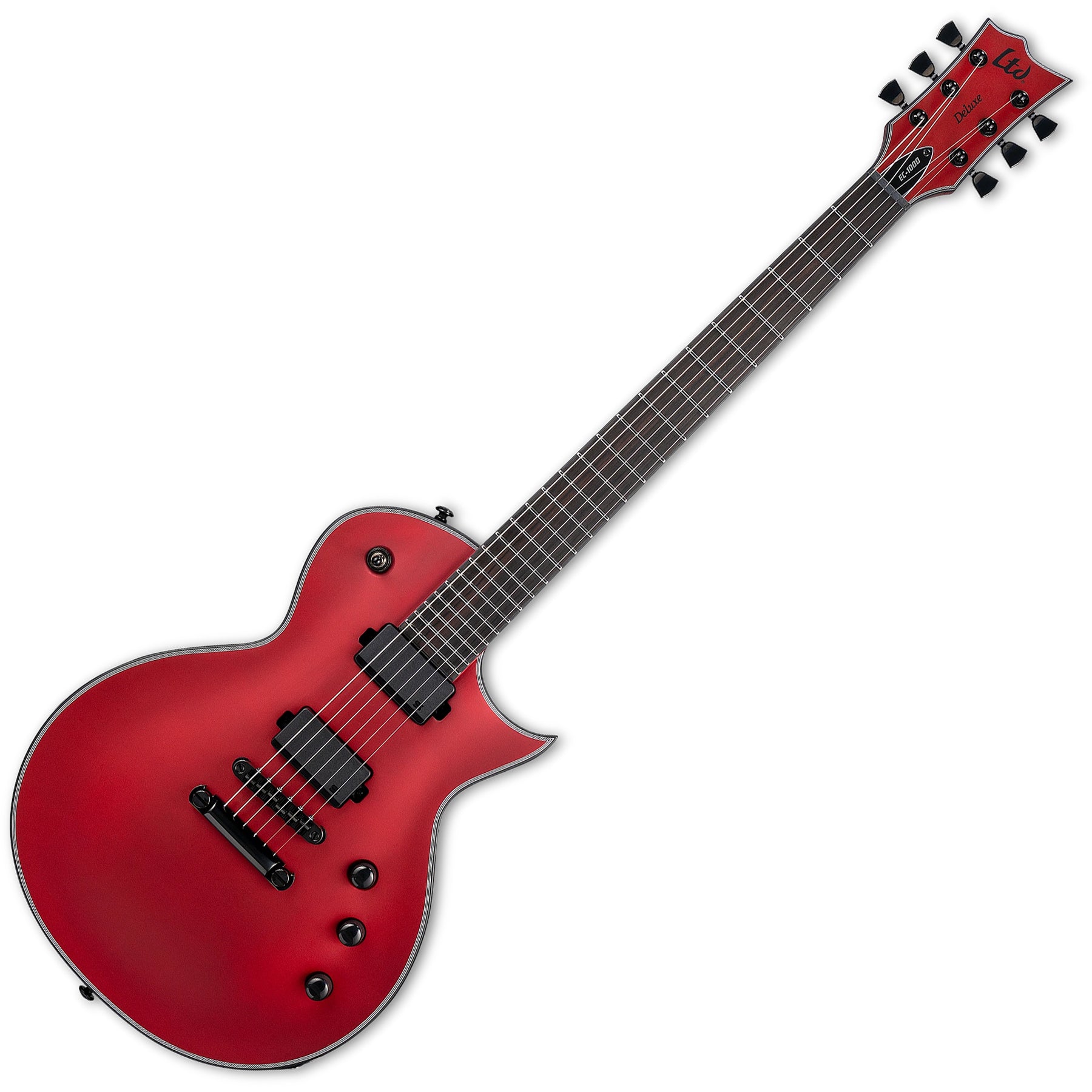 ESP Guitars LEC1000CARS LTD EC-1000 6 String RH Electric Guitar - Candy Apple Red Satin