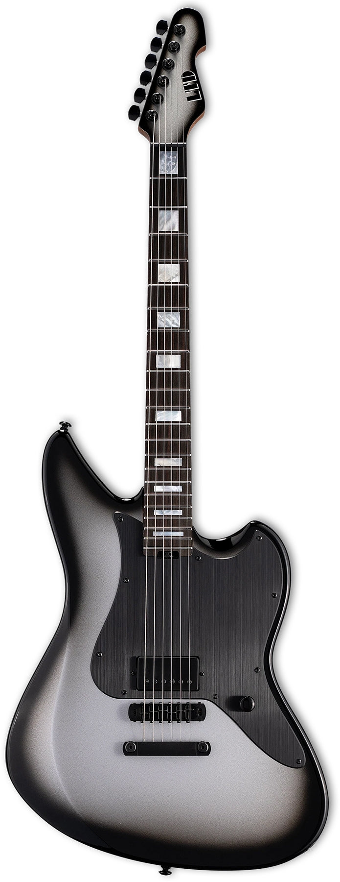 ESP Guitars LJDISSB Joe Duplantier Signature JD-I 6 String RH Electric Guitar with Case - Silver Sunburst