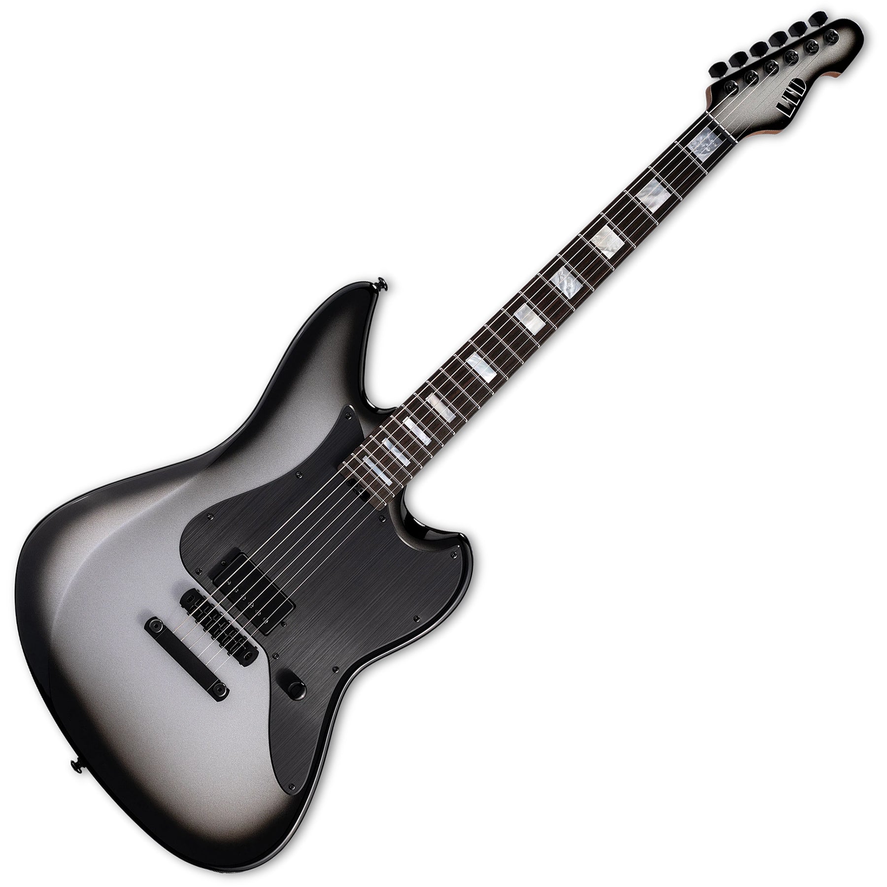 ESP Guitars LJDISSB Joe Duplantier Signature JD-I 6 String RH Electric Guitar with Case - Silver Sunburst
