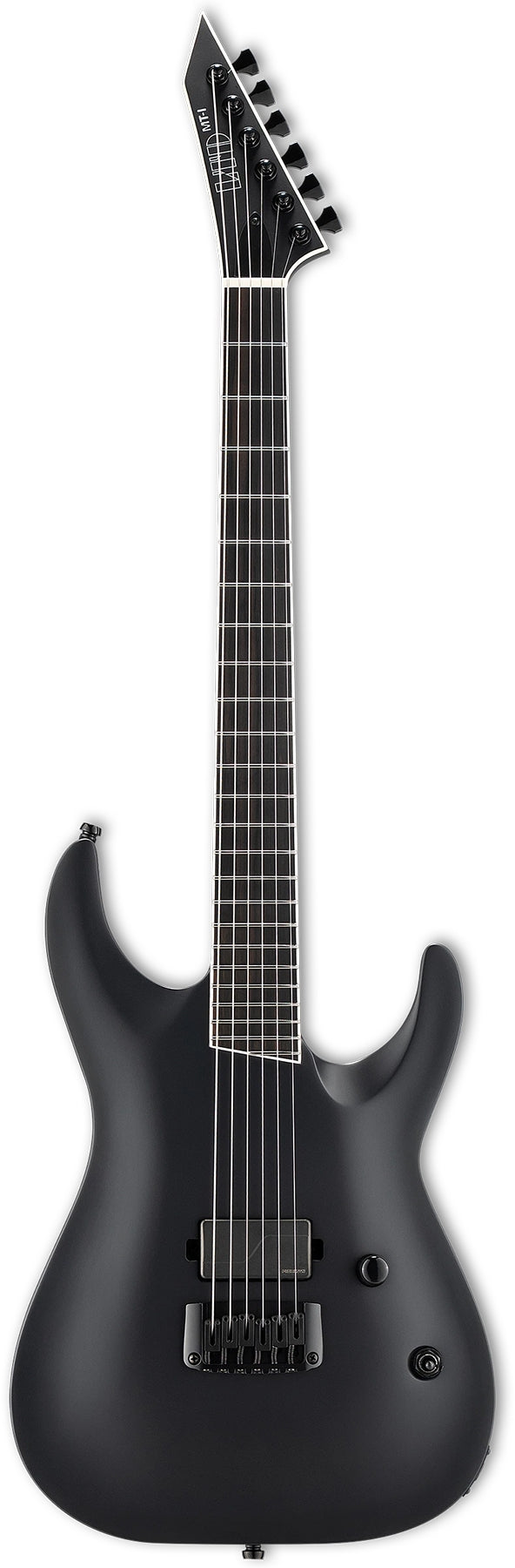 ESP Guitars LMTIBLKS Mick Thomson Signature MT-I 6 String RH Electric Guitar with Case - Black Satin