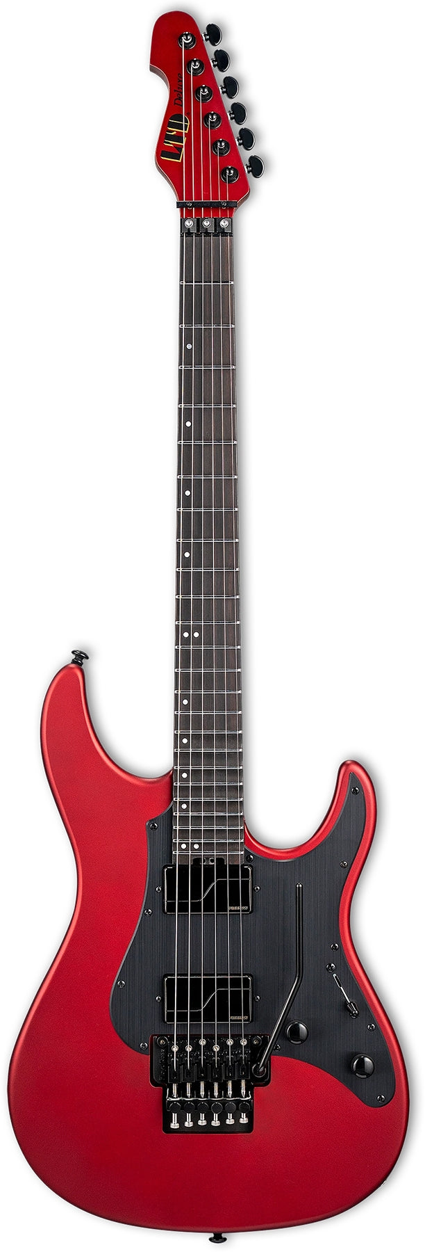 ESP Guitars LSN1000FRCARS LTD SN-1000FR 6 String RH Electric Guitar - Candy Apple Red Satin