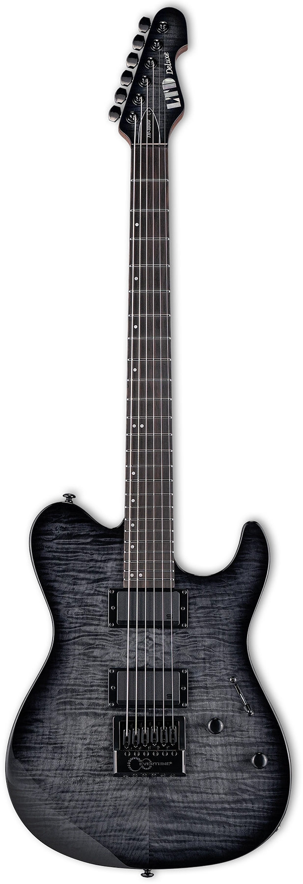 ESP Guitars LTH1000ETFMSTBLKSB LTD TH-1000 EVERTUNE 6 String RH Electric Guitar - See Thru Black Sunburst