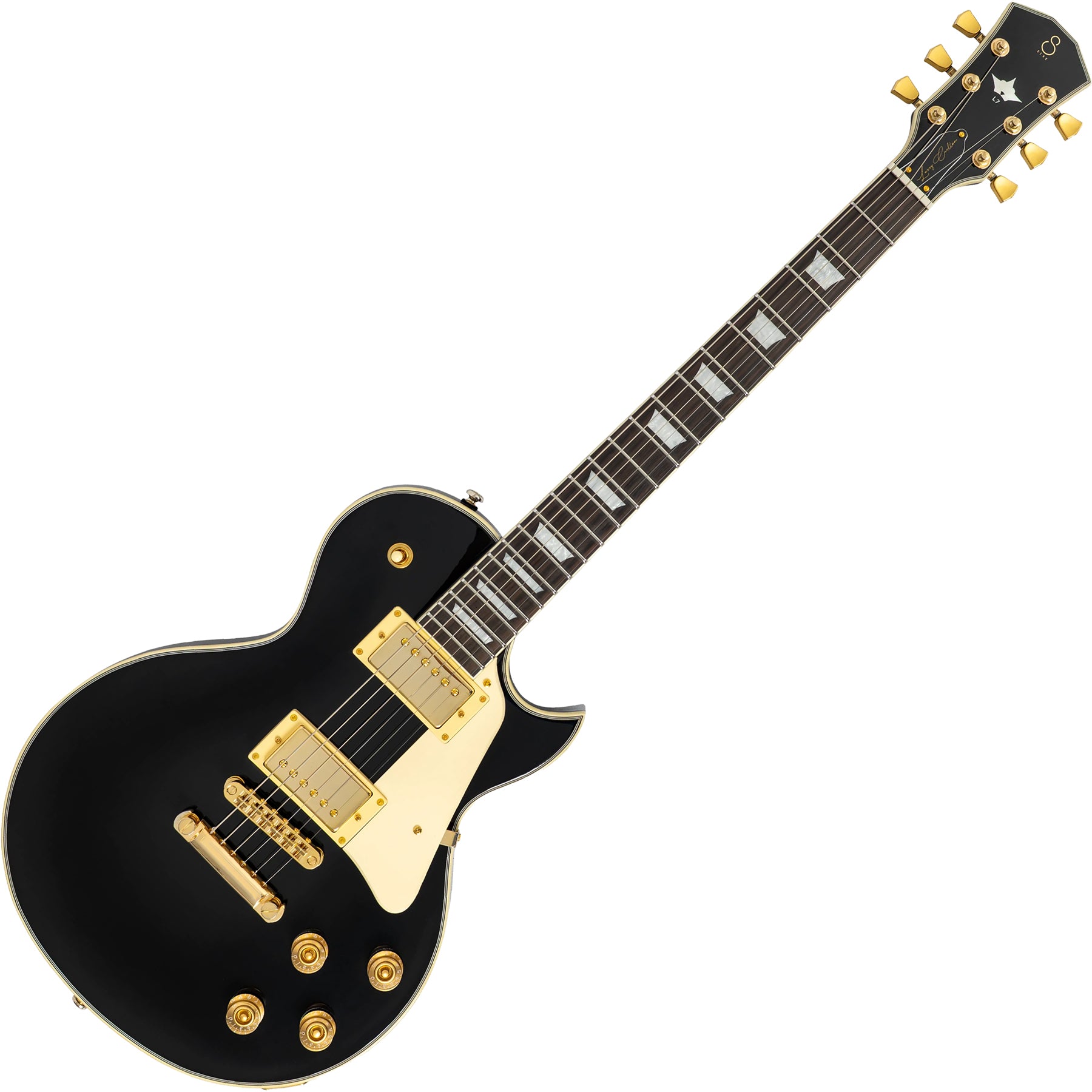 Sire Larry Carlton L Series 6 String RH Electric Guitar - Black with Gold Hardware