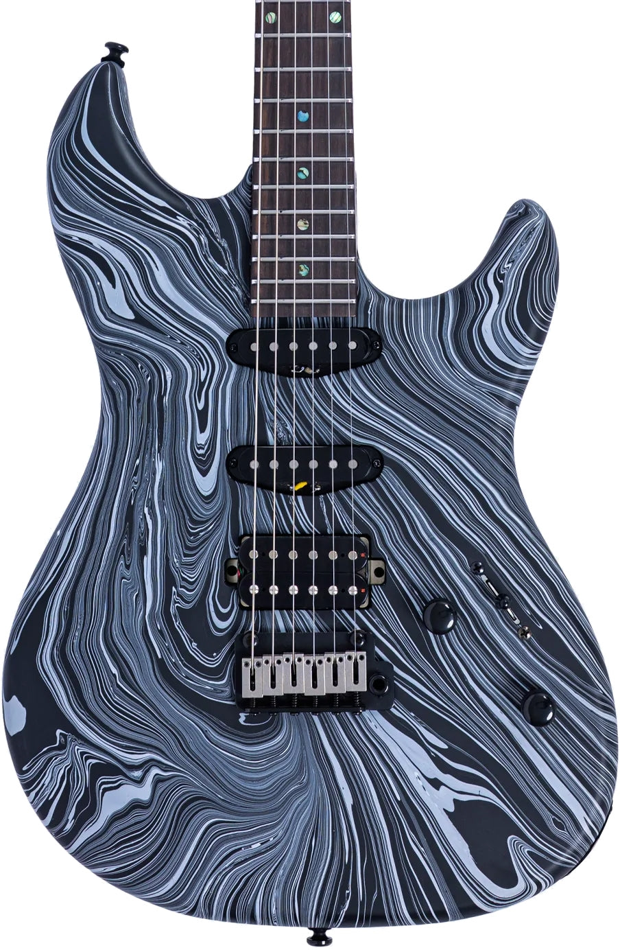 Sire Larry Carlton S SW Series 6 String RH Electric Guitar - Black Swirl