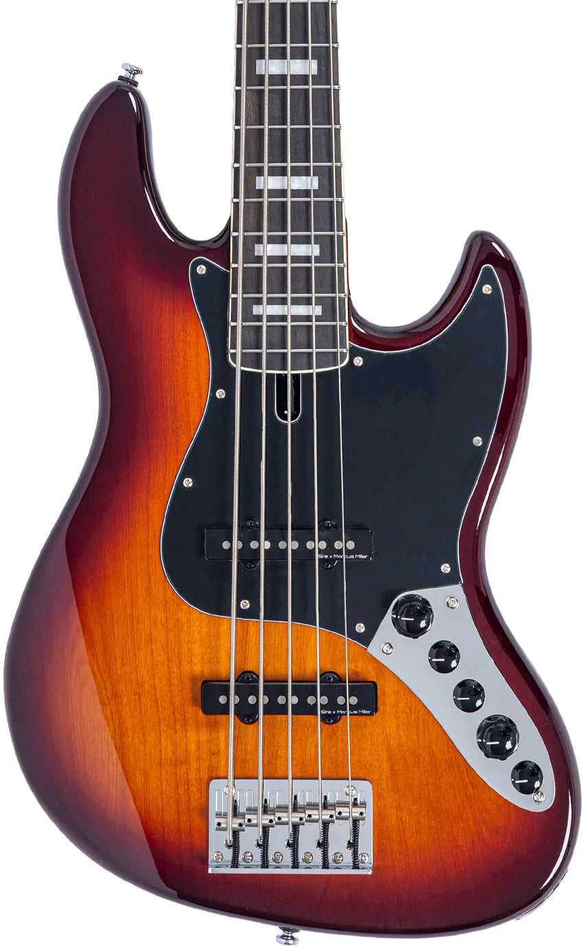 Sire Marcus Miller V Alder Series 5 String RH Electric Bass - Tobacco Sunburst