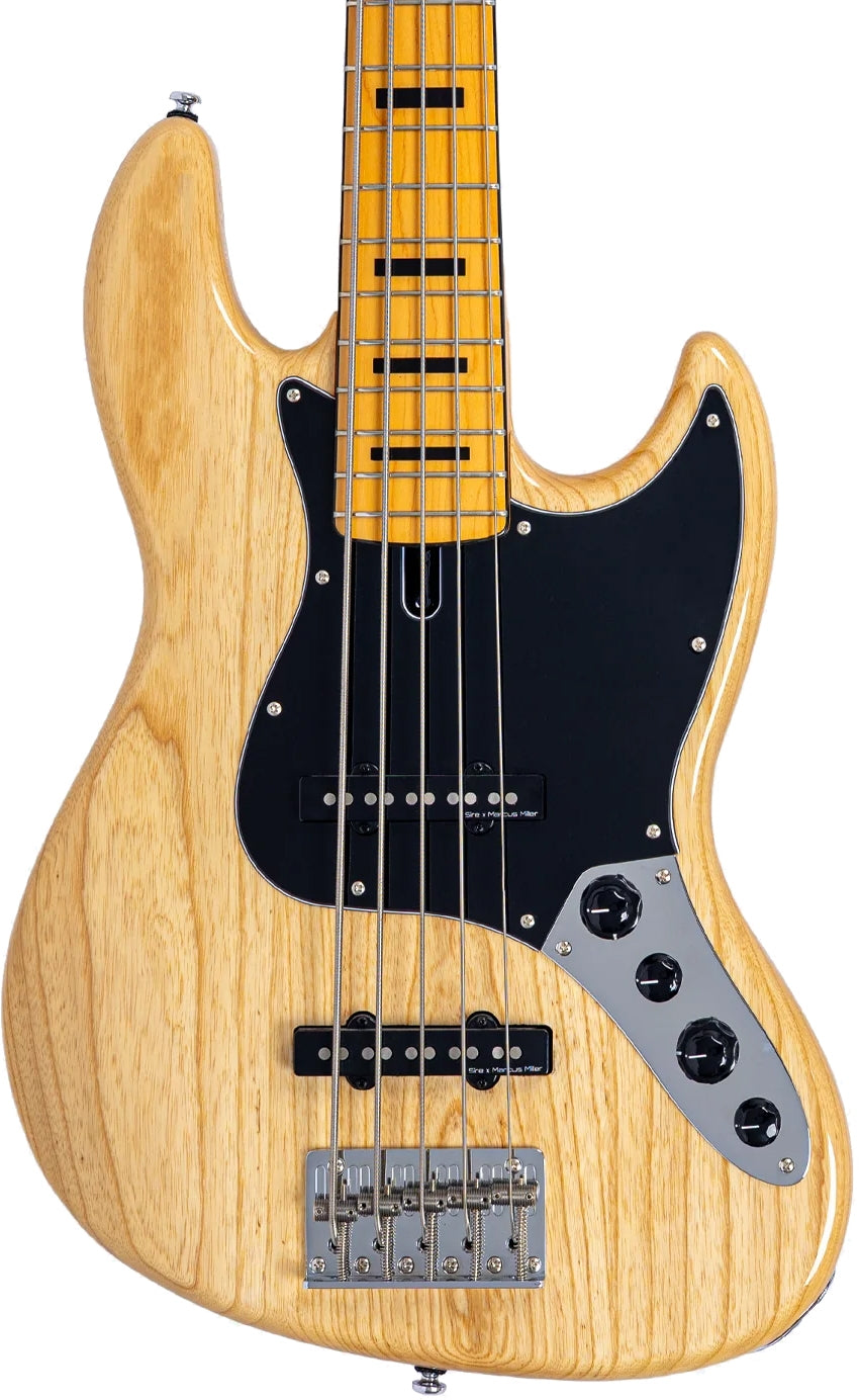 Sire Marcus Miller V Vintage Ash Series 5 String RH Electric Bass - Natural