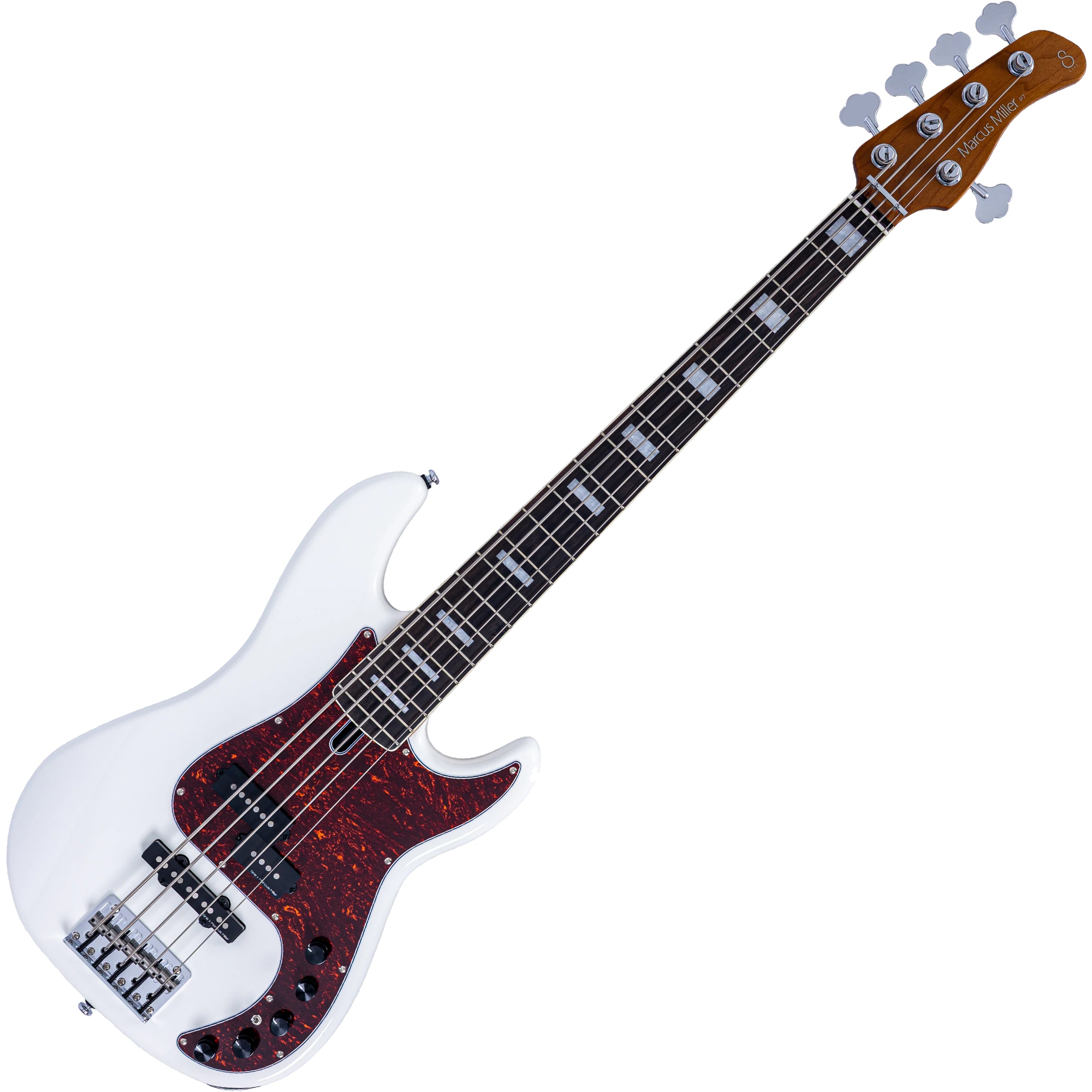 Sire 5 String RH Marcus Miller P Alder Series Electric Bass - Antique White