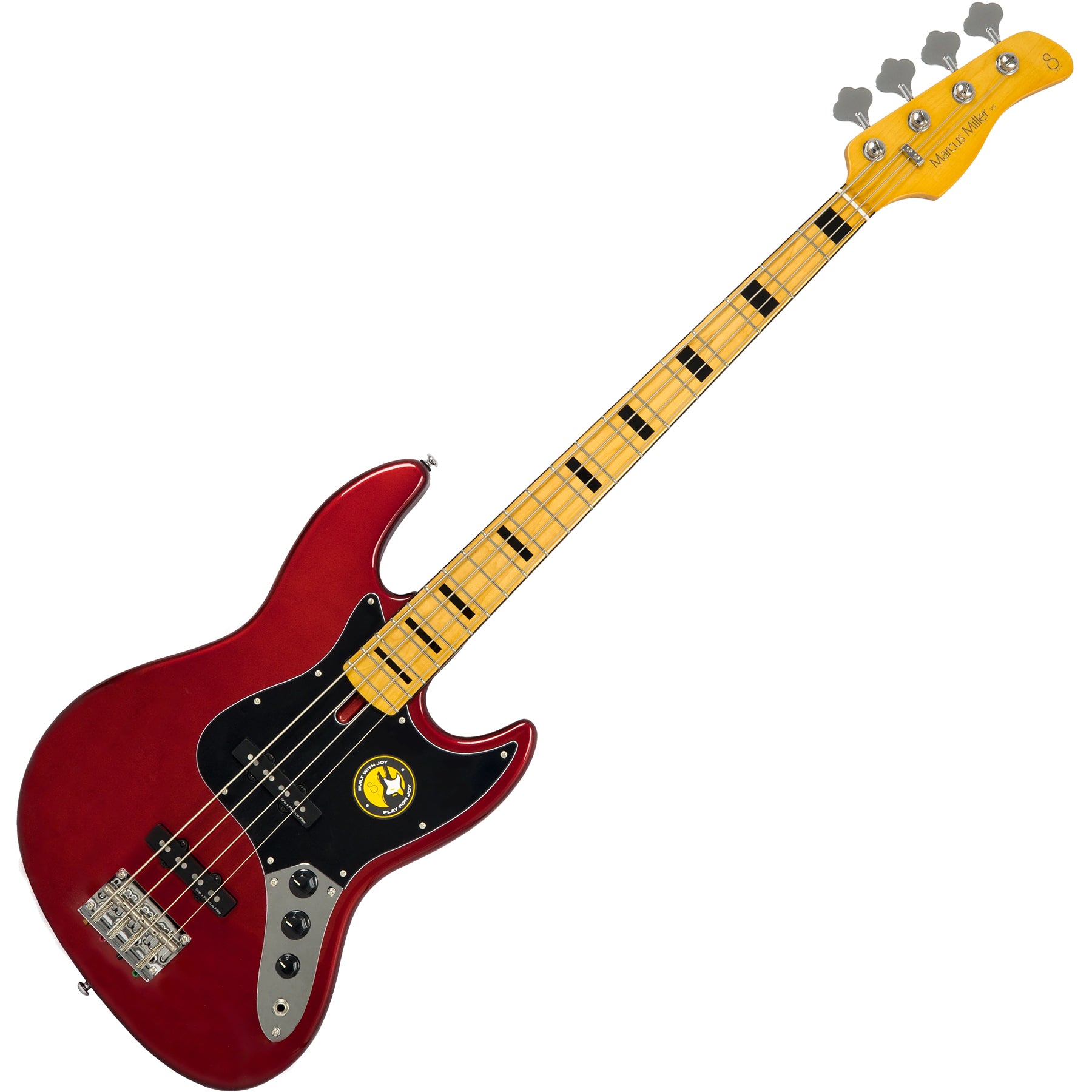 Sire 4 String RH Marcus Miller V Alder Series Electric Bass – Candy Apple Red