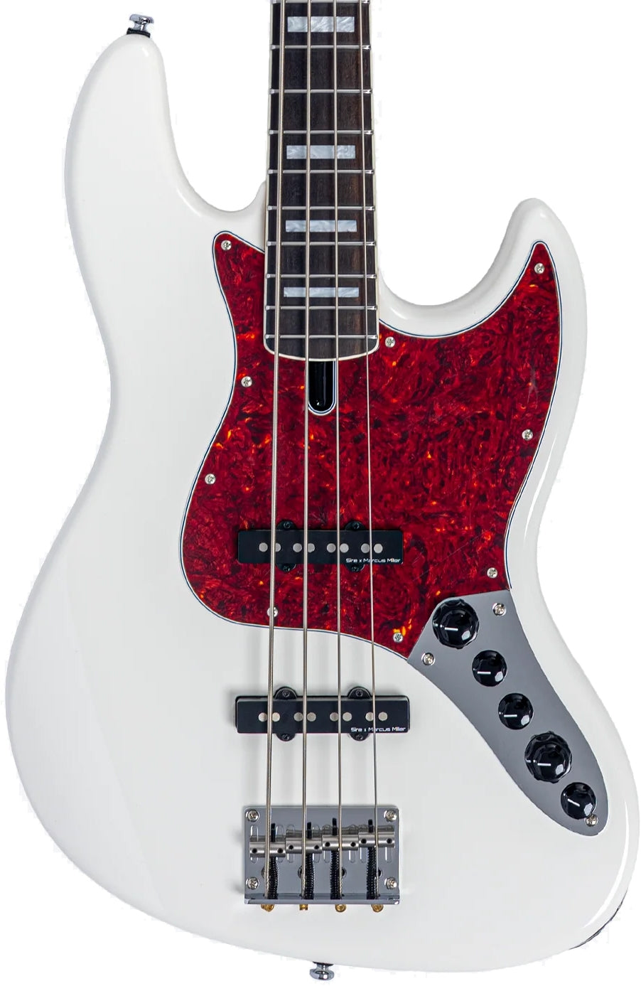 Sire 4 String RH Marcus Miller V Alder Series Electric Bass - Antique White