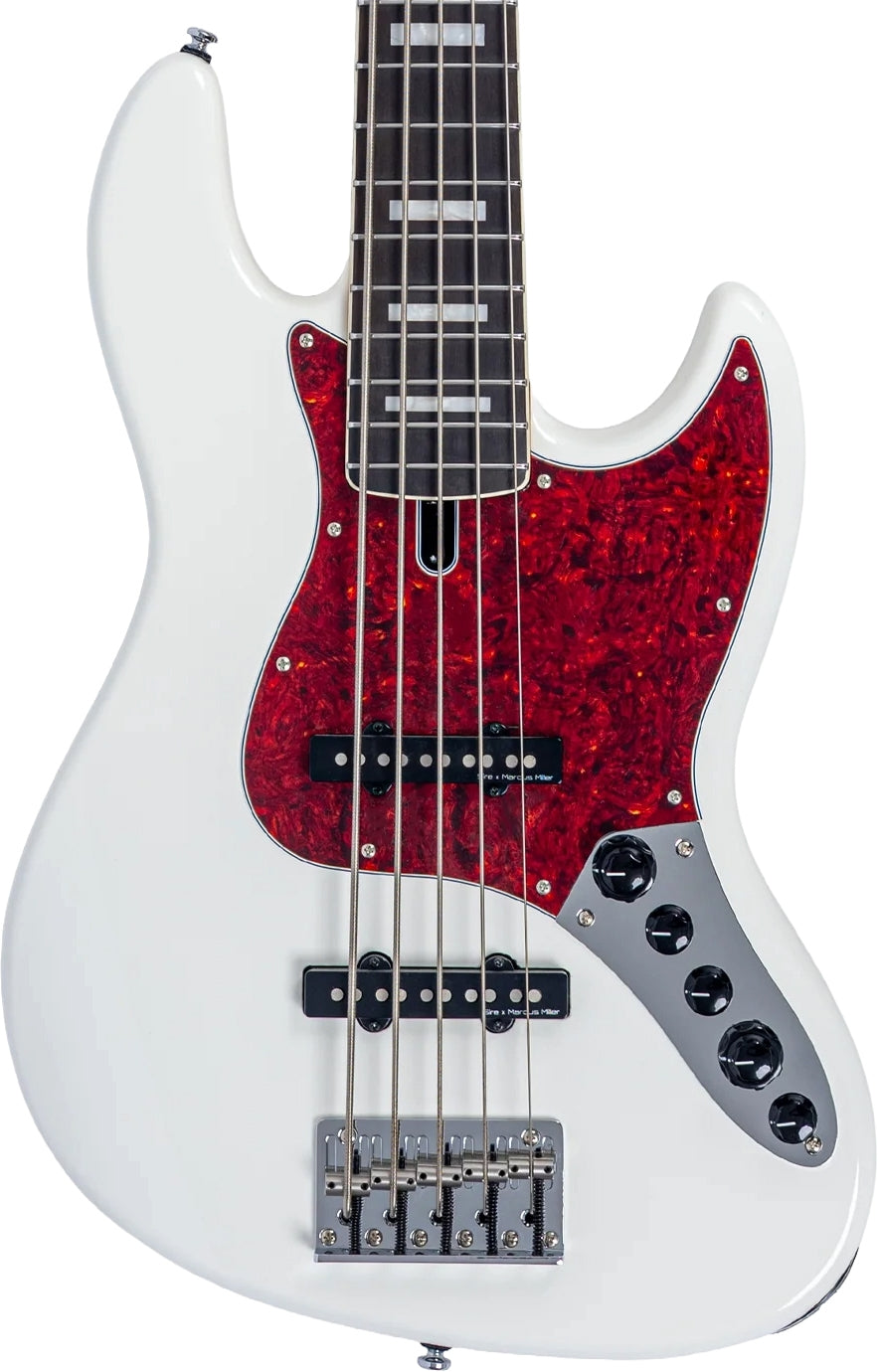 Sire 5 String RH Marcus Miller V Alder Series Electric Bass - Antique White