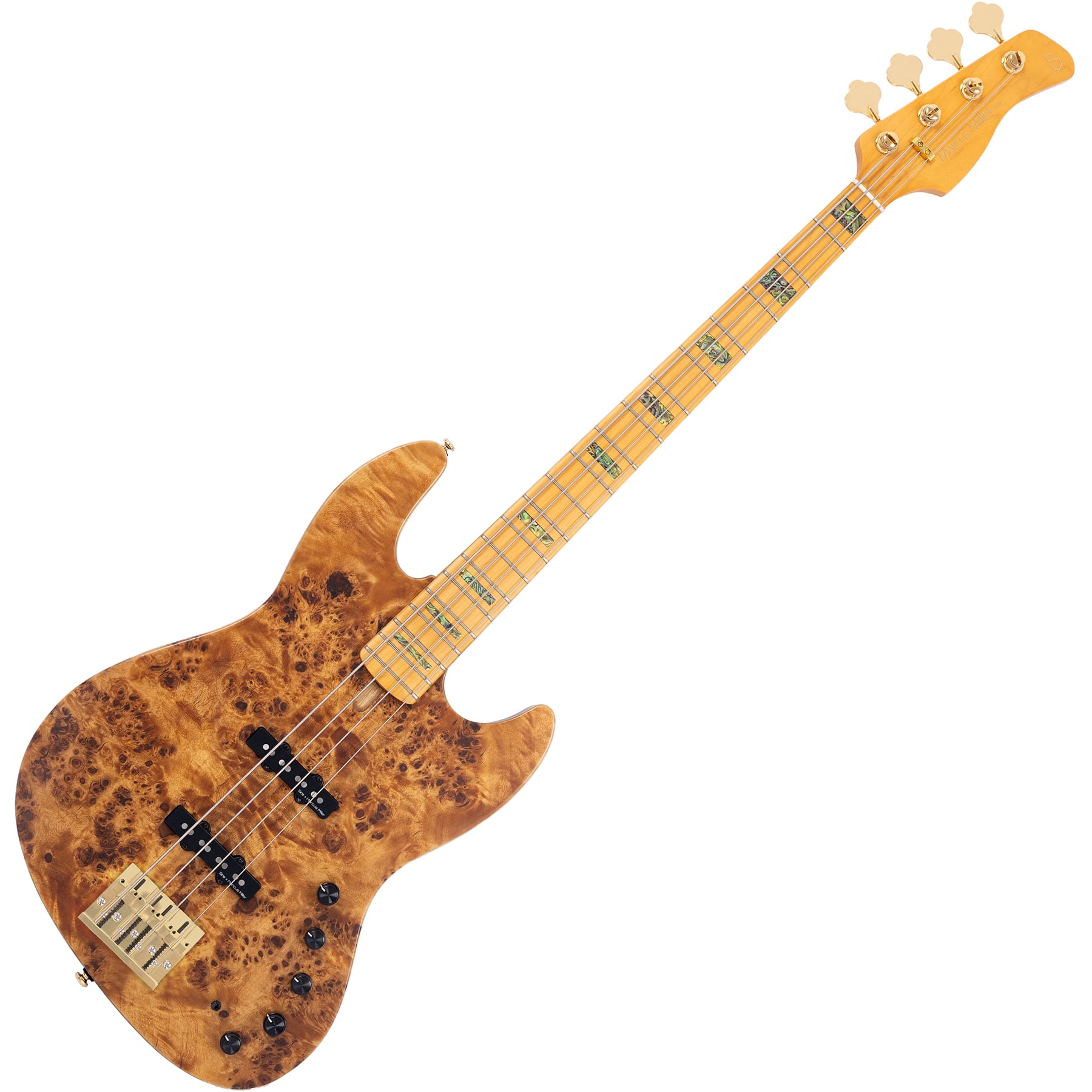 Sire 4 String RH Marcus Miller V Series Electric Bass with Gig Bag - Natural Satin
