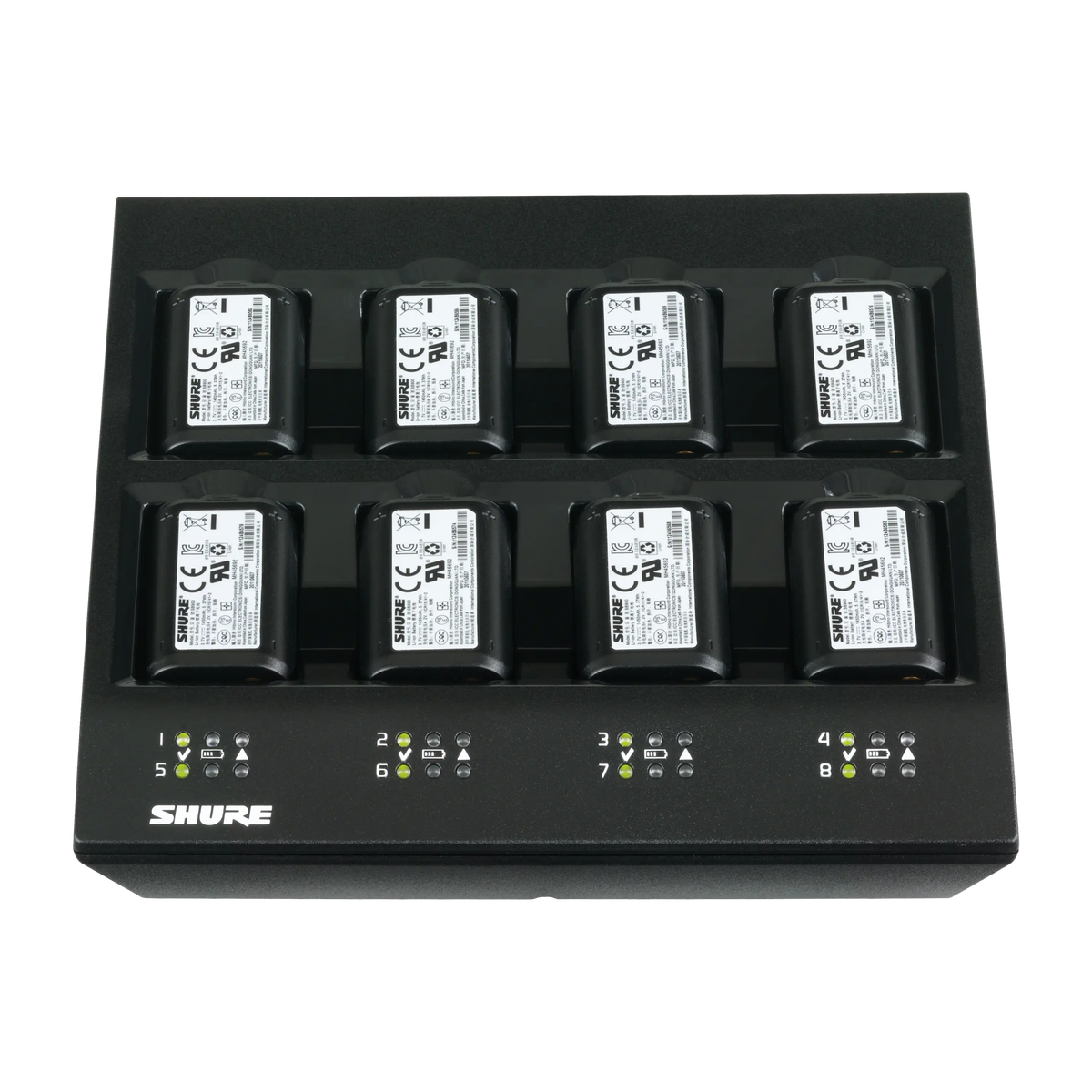 Shure SBC800-US - 8 Bay Battery Charger for SB900A & MXW Transmitters - product view 2