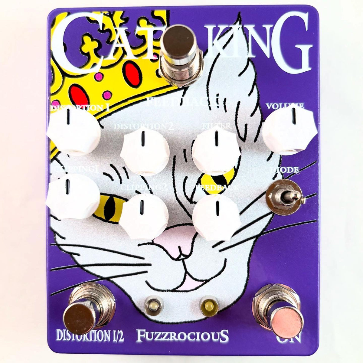 Fuzzrocious Pedals Cat King (new Version)