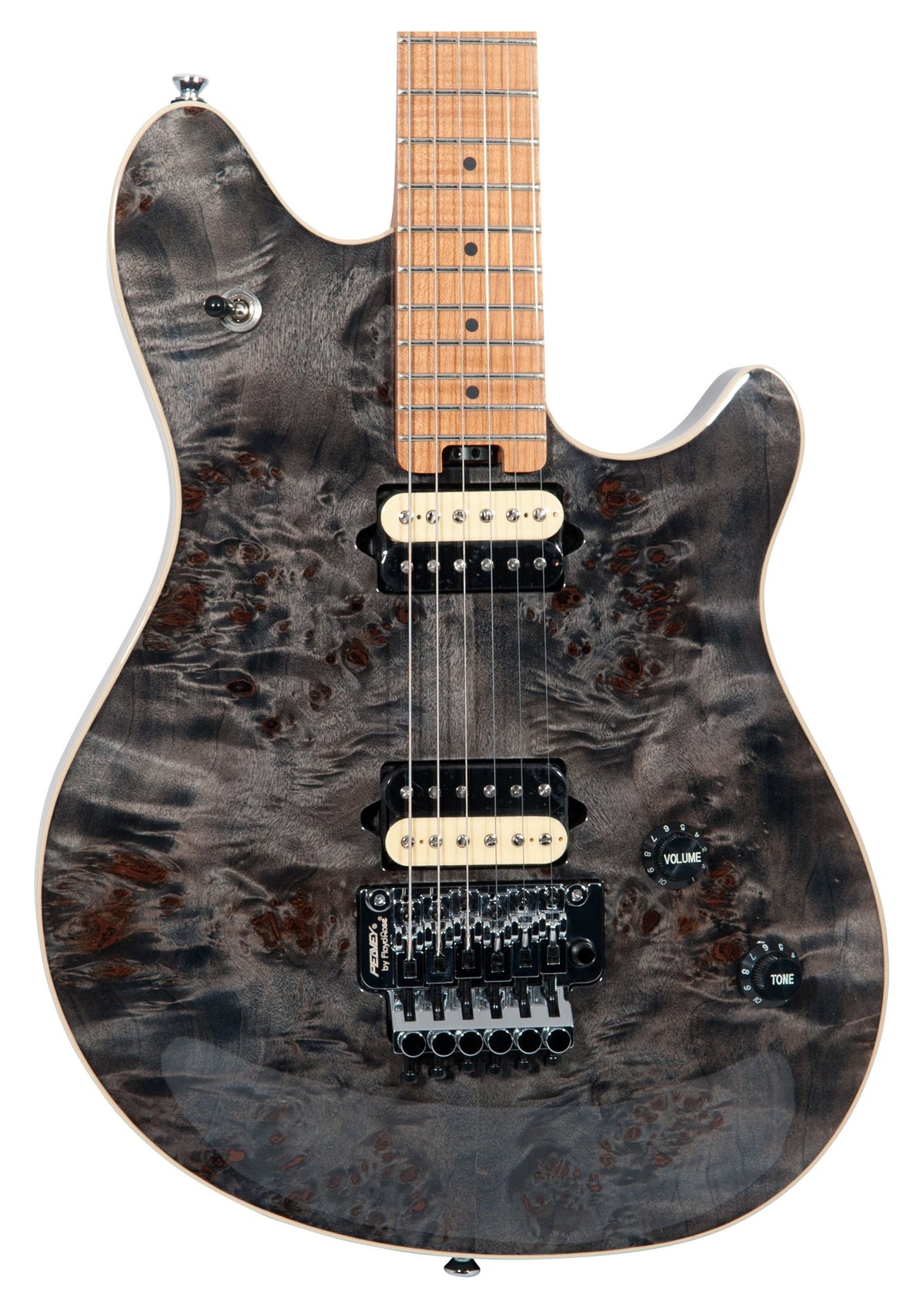 Peavey HP 2® Poplar Burl RM Transparent Black Electric Guitar