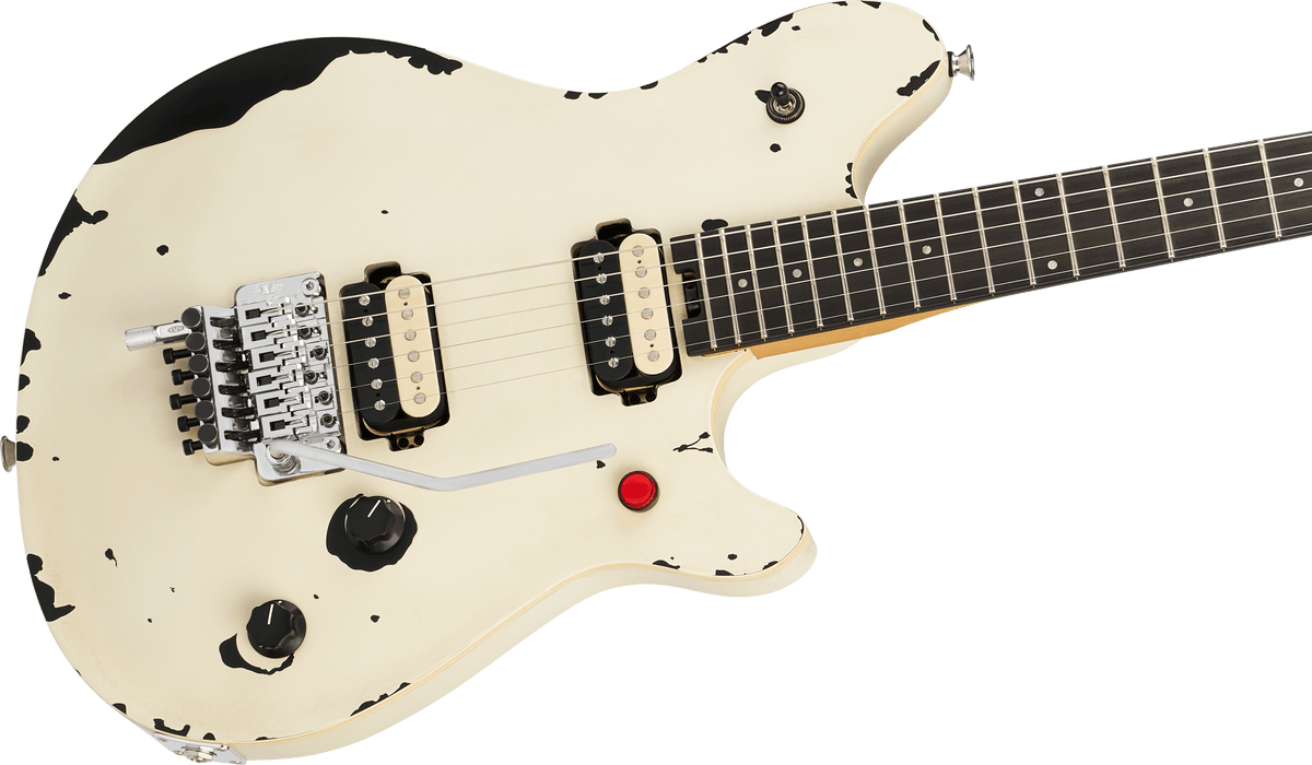 EVH Limited Edition Wolfgang® Special Striped Series, Ebony Fingerboard, Distressed Ivory