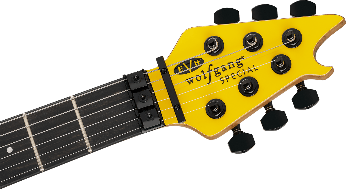 EVH Wolfgang® Special, Baked Maple, Ebony Fingerboard, Caution Yellow