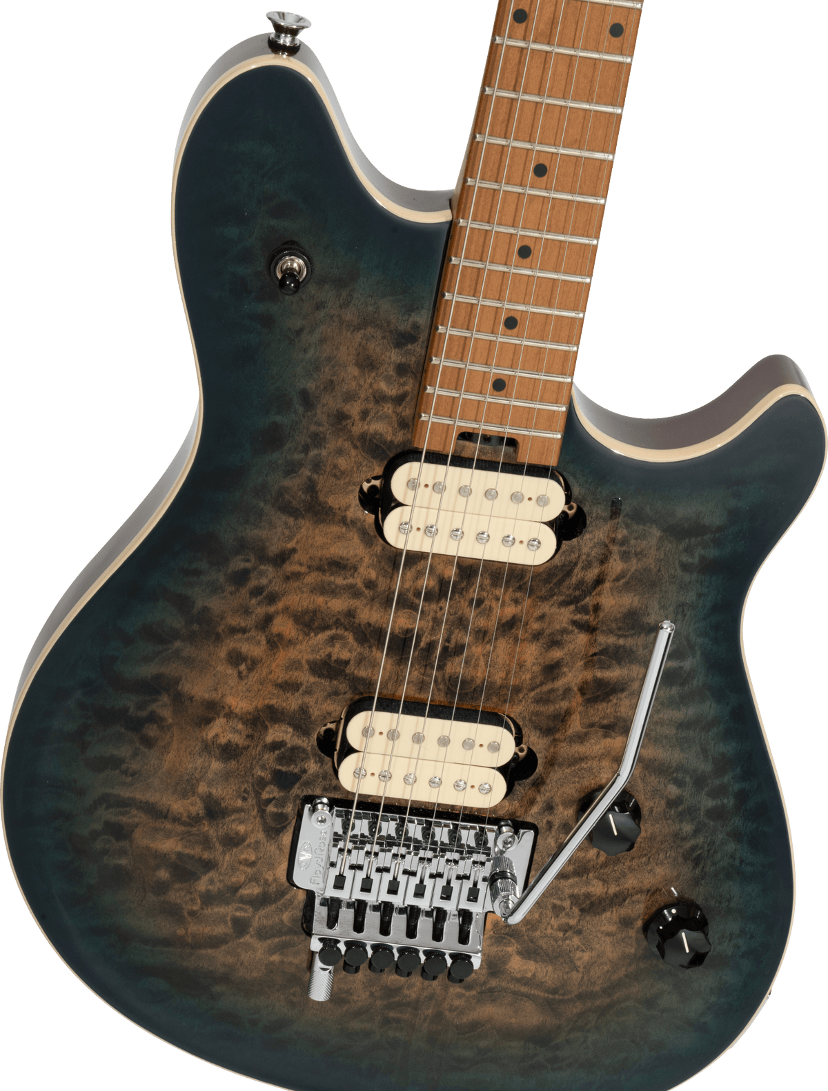 EVH Wolfgang® Special QM, Baked Maple Fingerboard, Indigo Burst