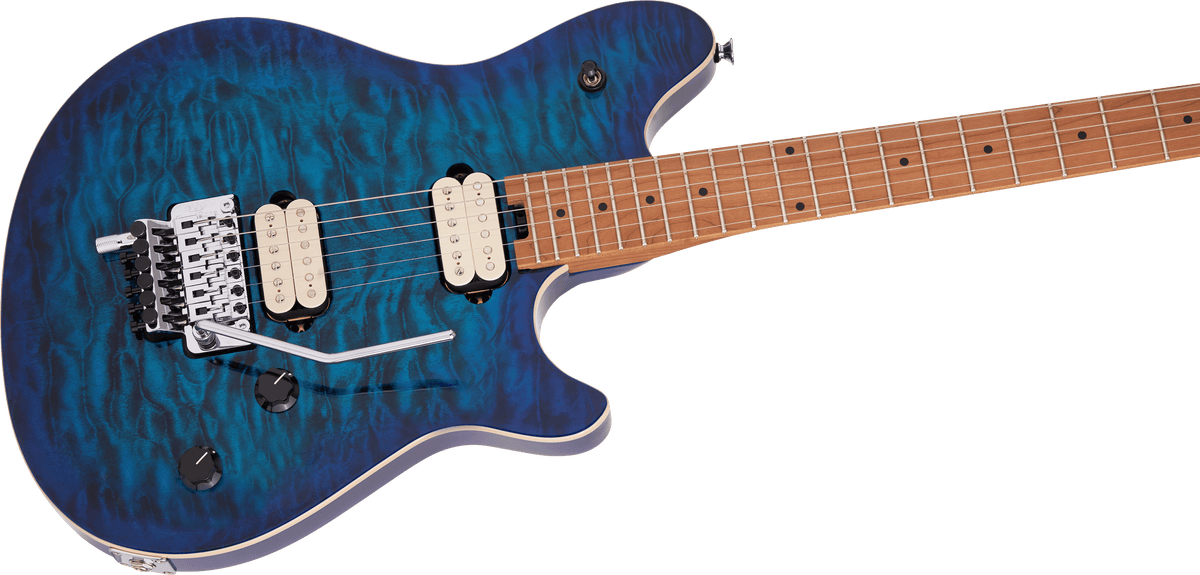 EVH Wolfgang® Special QM, Baked Maple Fingerboard, Chlorine Burst