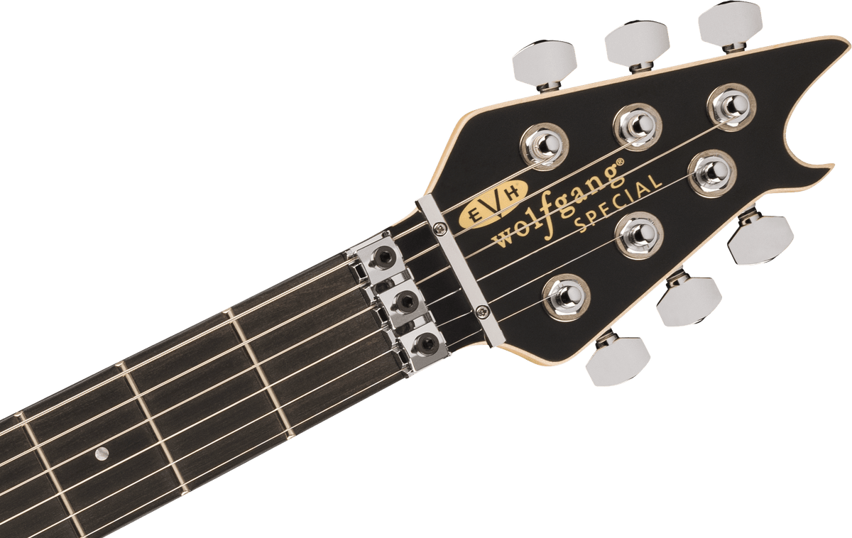 EVH Wolfgang® Special Striped Series, Ebony Fingerboard, Red, Black, and White