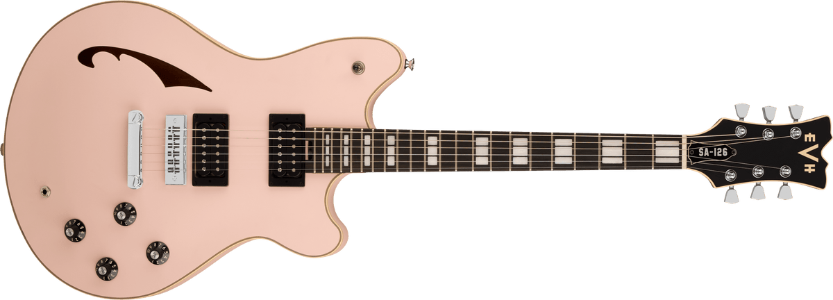 EVH Limited Edition SA-126 Special, Ebony Fingerboard, Satin Shell Pink