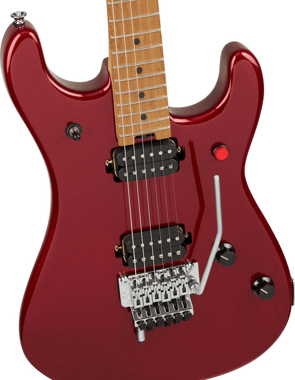 EVH 5150®  Series Deluxe, Baked Maple, Candy Apple Red Metallic