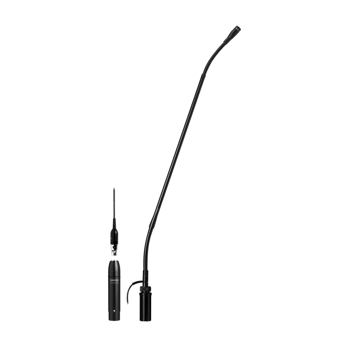 Shure MX418SE/S - 18 Inch S-Cardioid Podium Mic Complete with Side Cable Exit - product view 1