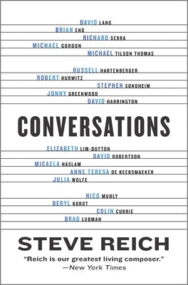 Steve Reich - Conversations (Book)