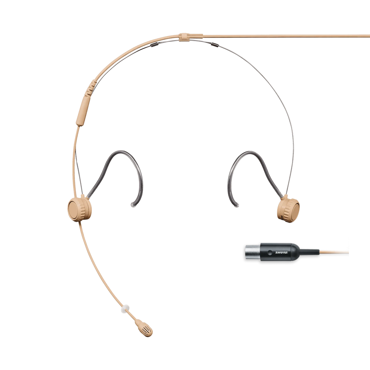 Shure TH53T/O-MTQG - Omnidirectional Headset Mic - Tan w/TA4F - product view 1