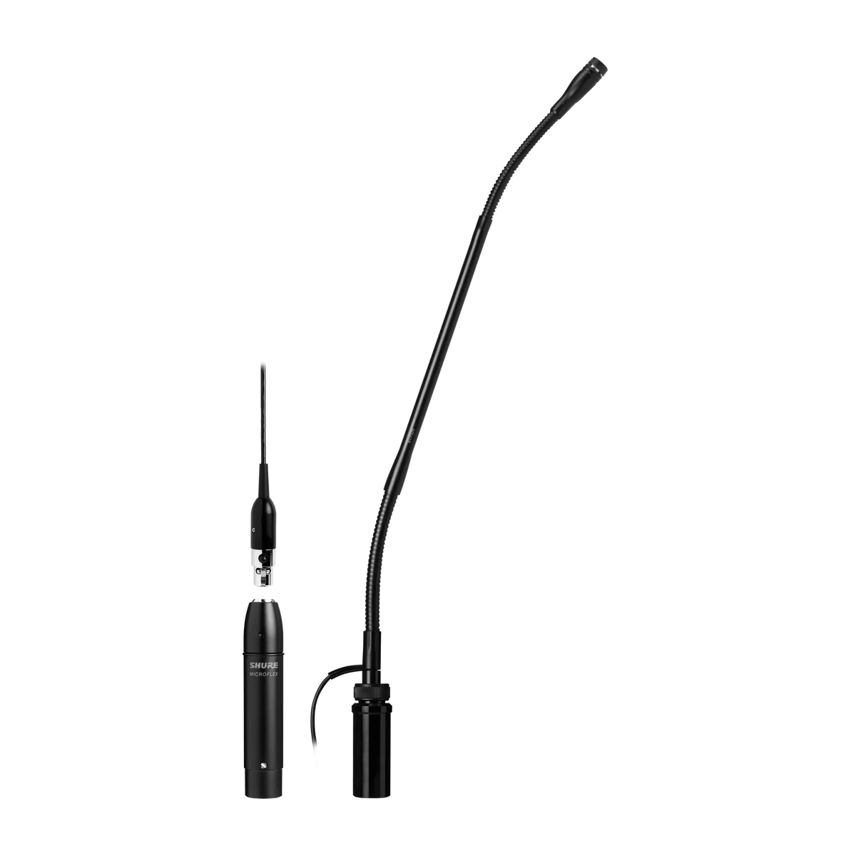 Shure MX412SE/C - 12 Inch Cardioid Podium Mic Complete with Side Cable Exit - product view 1