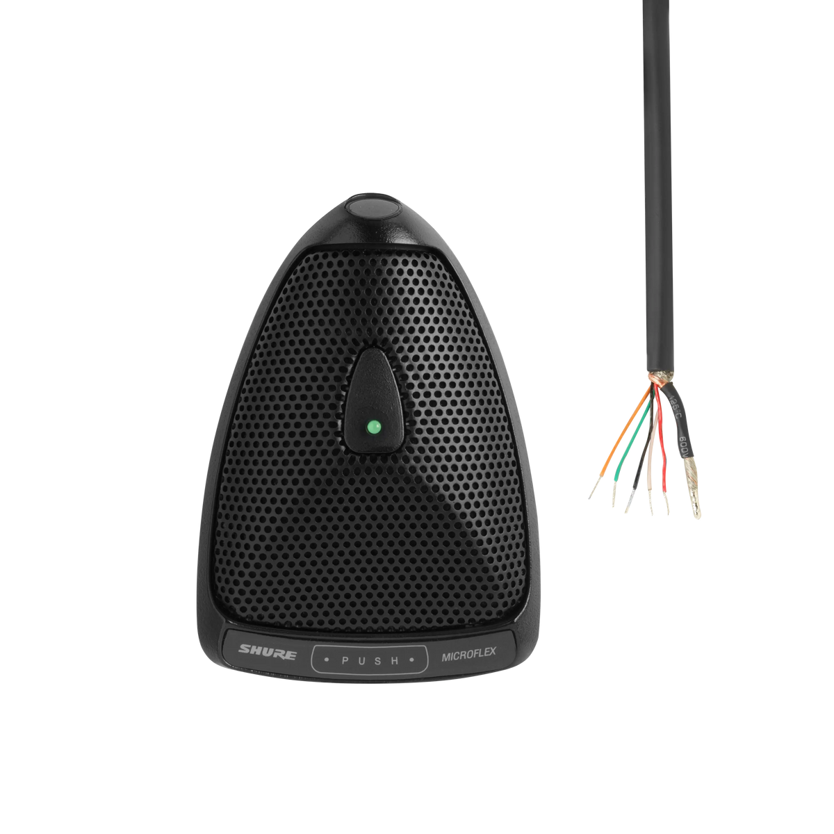Shure MX392BE/O - Omni Boundary Mic with Bottom-Exit Cable - product view 1