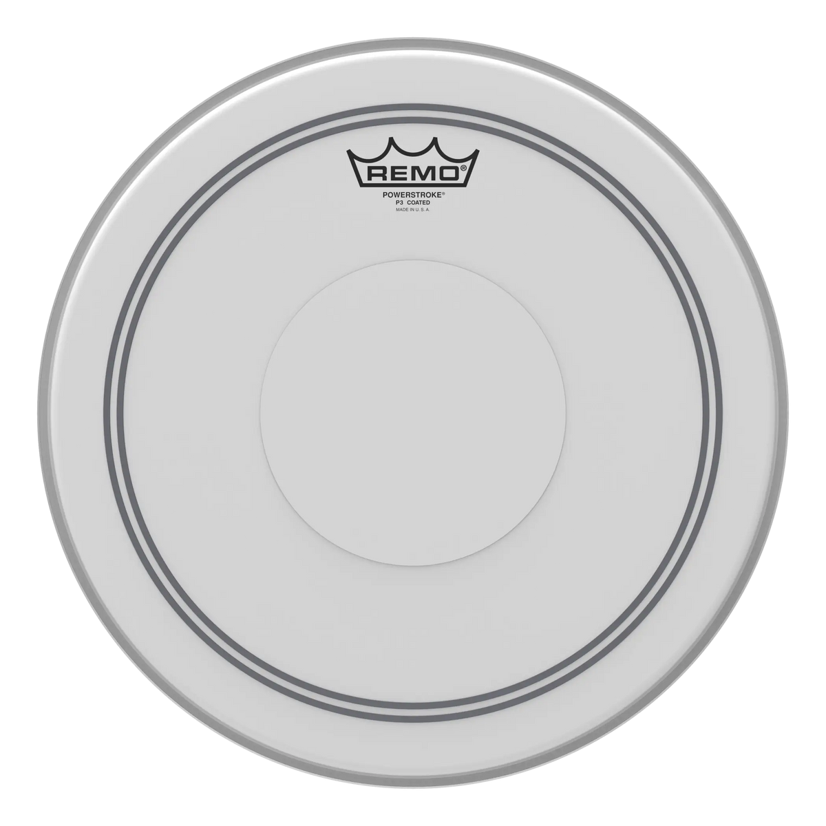 Remo Powerstroke P3 Coated Drumhead - Top Clear Dot, 14"