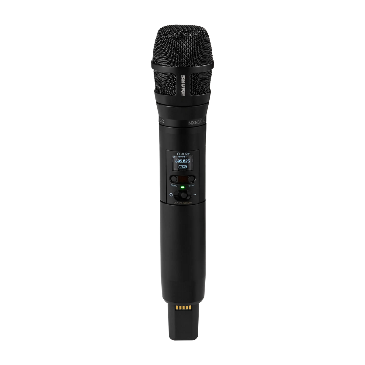 Shure SLXD24D+/N8C-G57 - Dual Wireless Handheld System with N8CB Microphones - product view 3
