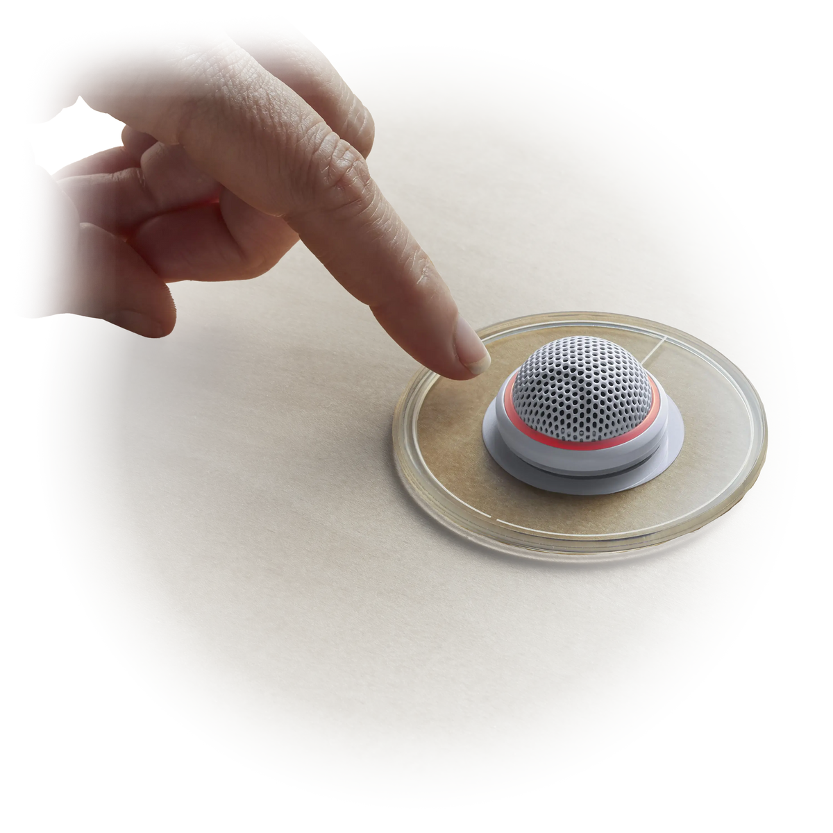 Shure A400MB - Programmable Mute Button for MX395-LED & MX405/410/415 - product view 2