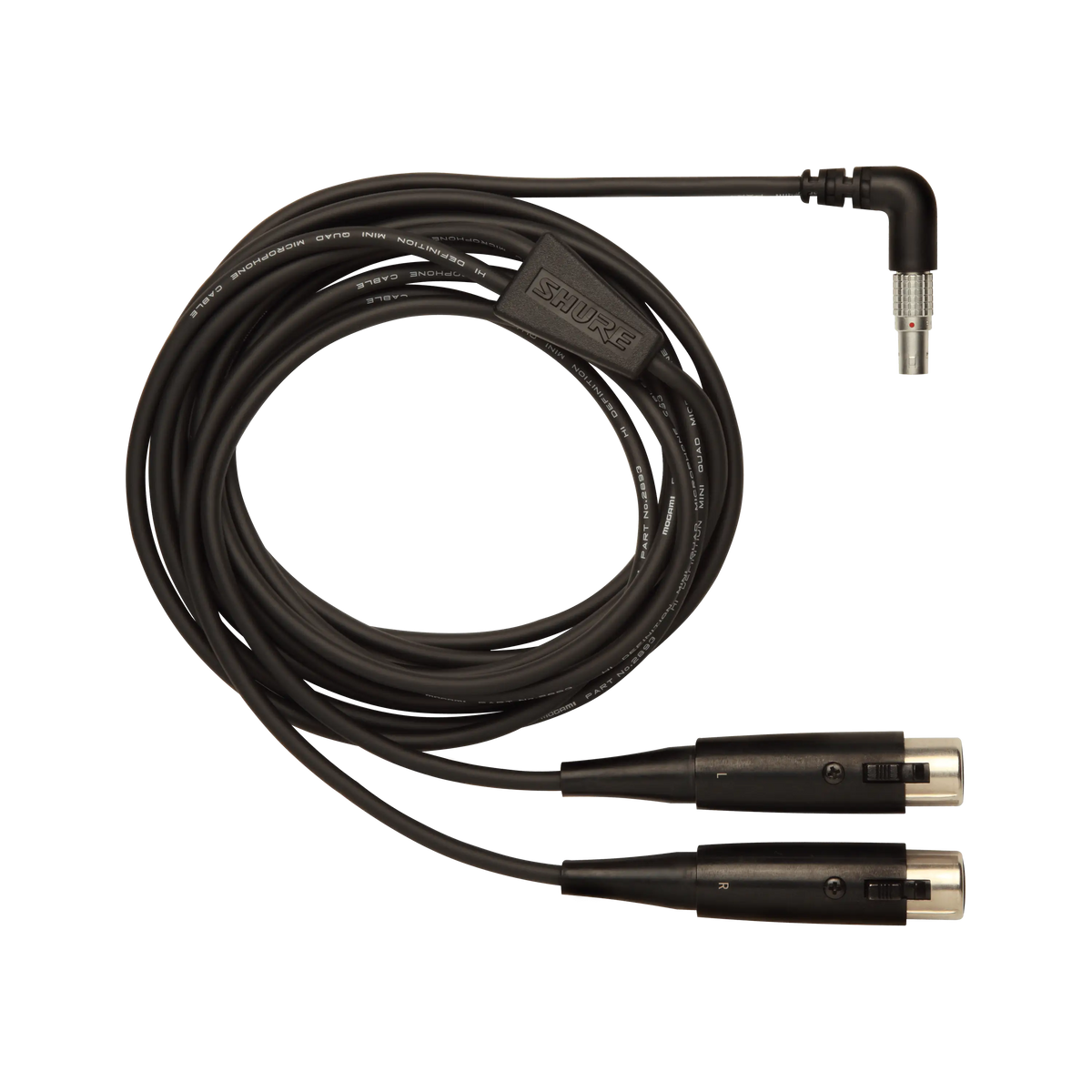 Shure PA720 - 10 Foot Input Cable for P6HW/P9HW Bodypack - product view 1