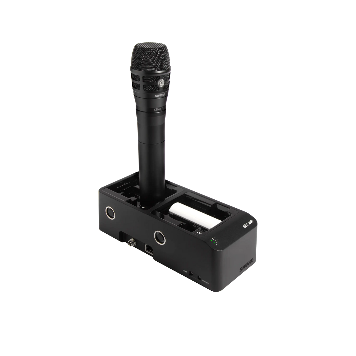 Shure SBC240 - Dual Docking Charger (No PSU) for ADX1/ADX2/SB910/SB920 - product view 3