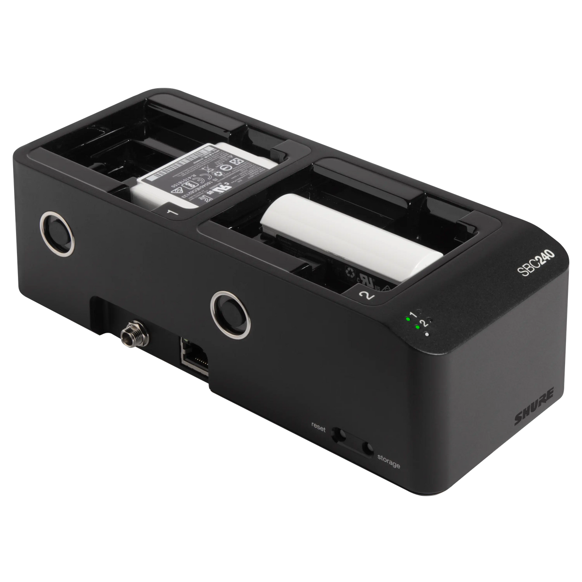 Shure SBC240-US - Dual Docking Charger with PSU for ADX1/ADX2/SB910/SB920 - product view 2