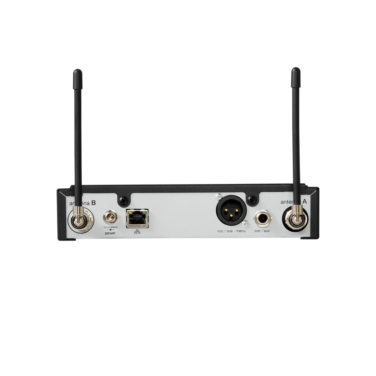 Shure SLXD4+-G57 - Single SLX-D Wireless Receiver with 1/4 Wave Antennas - product view 2