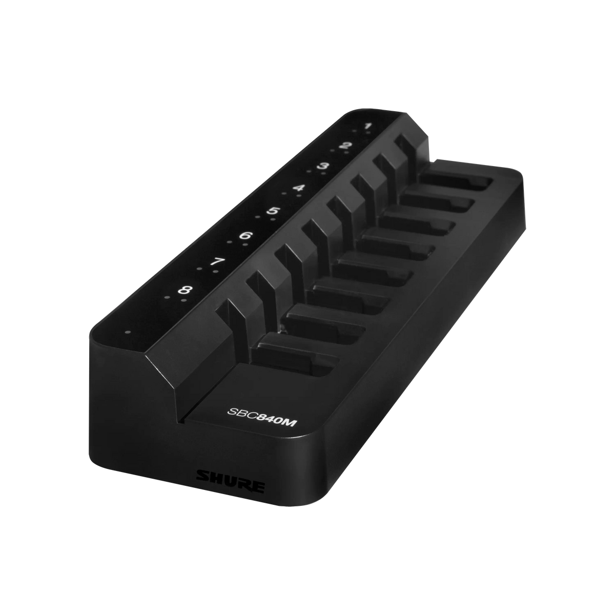 Shure SBC840M-US - 8-Bay Battery Charger for SB910M Batteries - product view 2